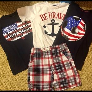 Patriotic Gymboree Boys 3T set